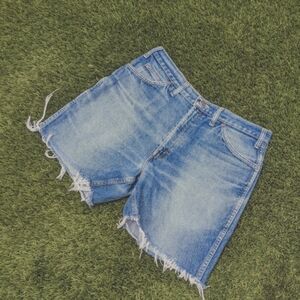 Vintage Jean Shorts Cutoff Retro Dad Shorts - 32